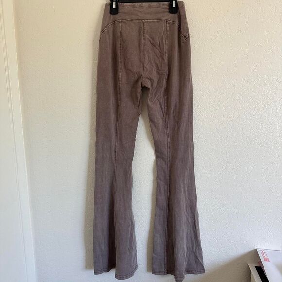Urban-outfitters Women's Grey and Brown Leggings - Picture 3 of 4